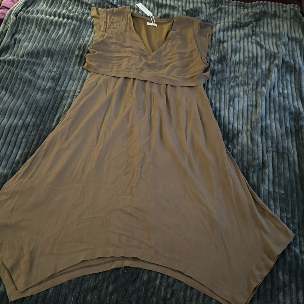 Gentle Fawn Lilianne dress in Caper. Size 10.
